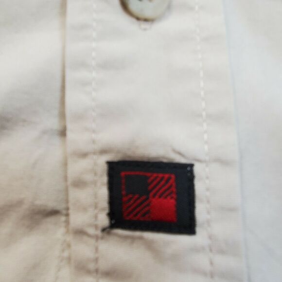 Woolrich Gray Mens Medium Short Sleeve Button Up Made in India - Picture 2 of 10